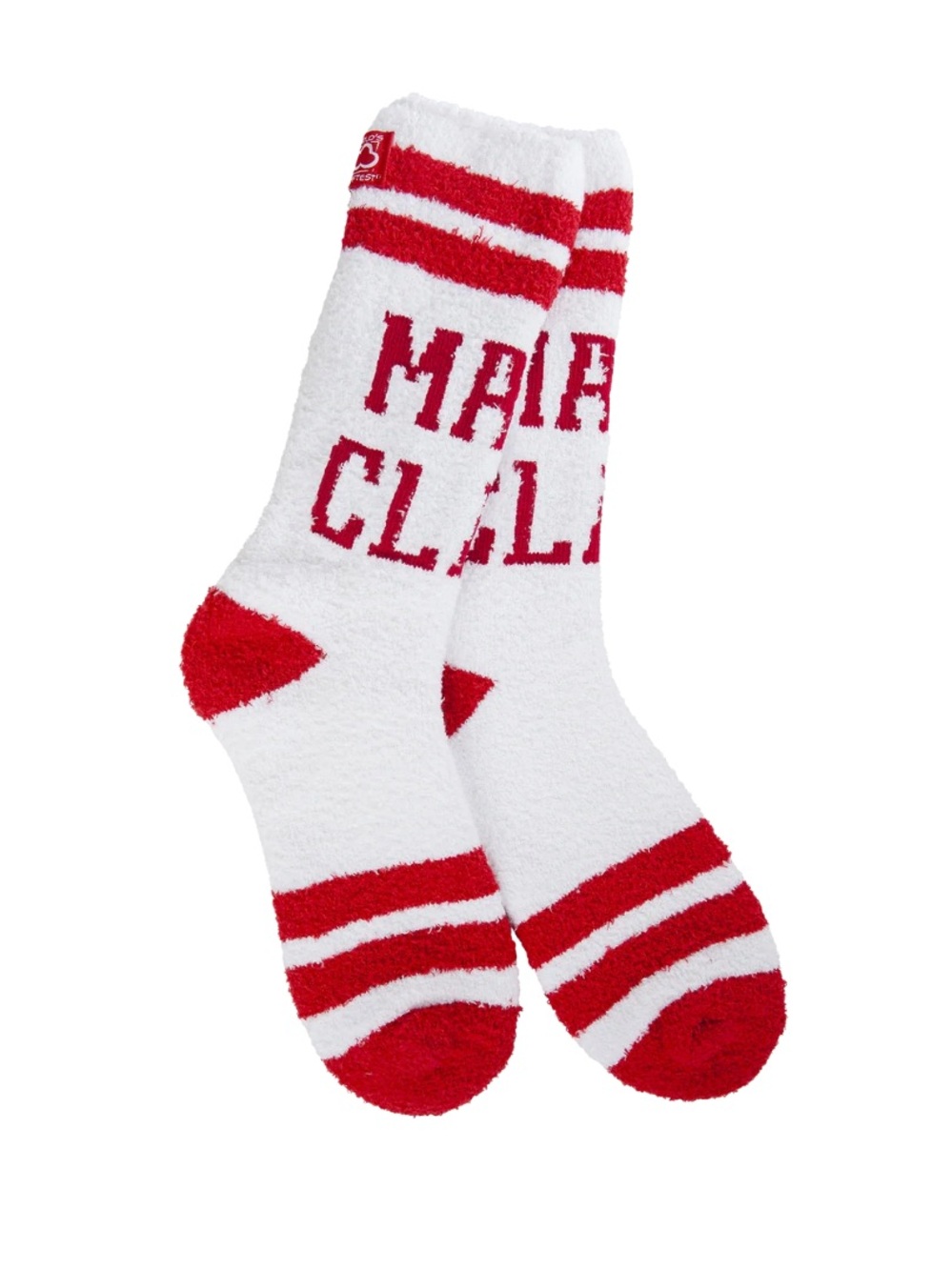 New World’s Softest Mama Claus Cozy Red & White Unisex Fuzzy